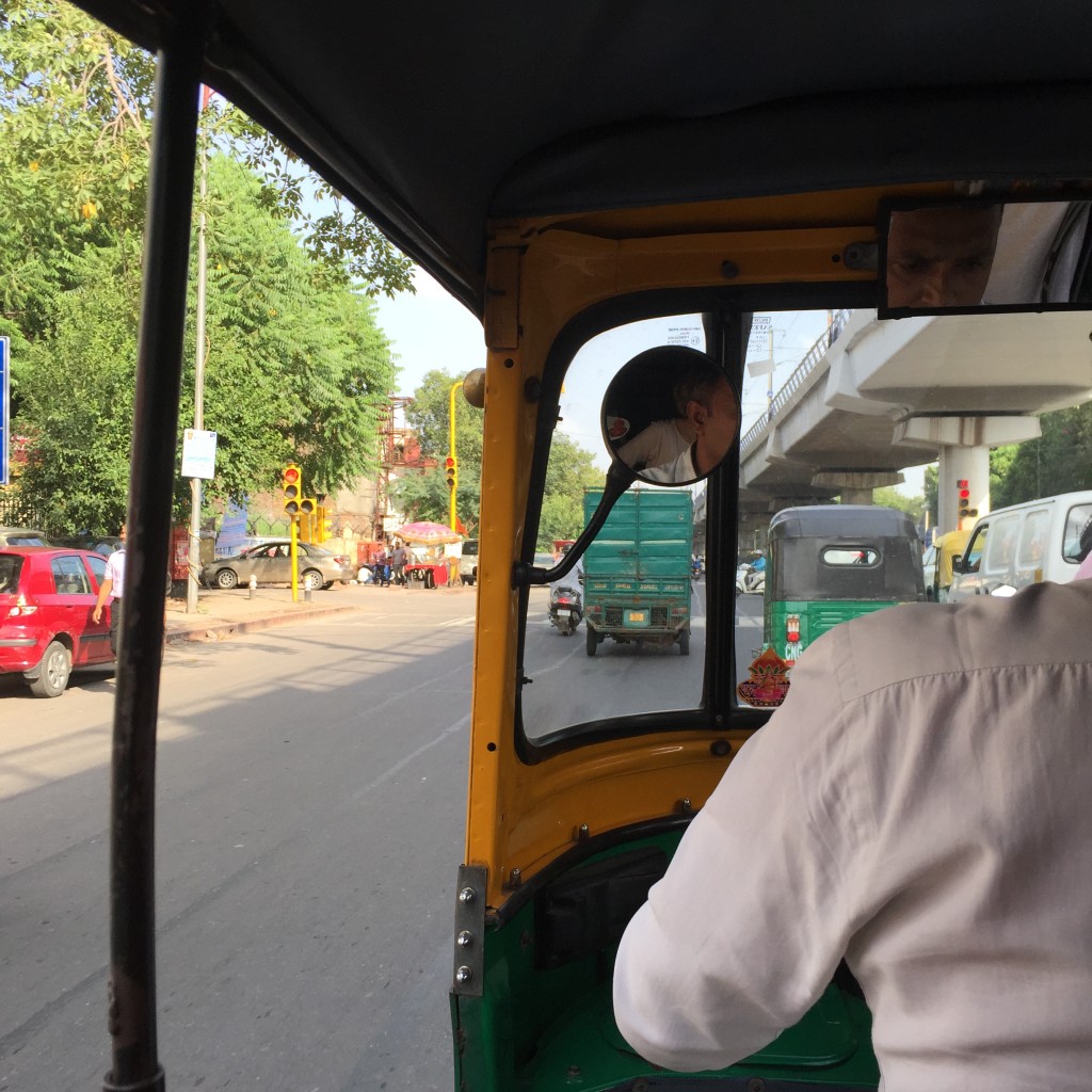 Delhi from a tuk tuk 