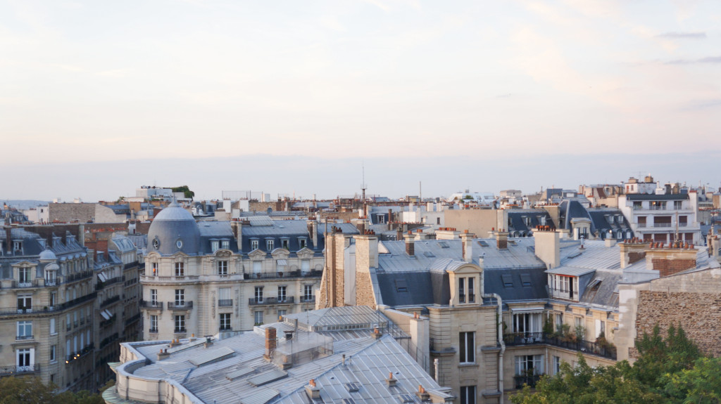 Paris apartment view