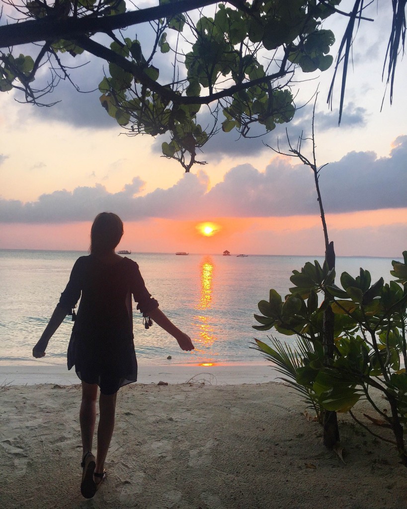 Maldives sunset