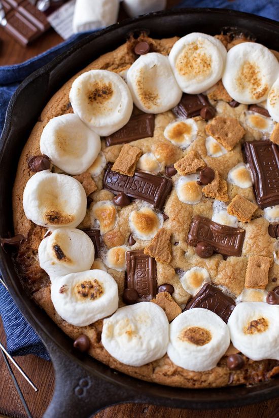 Smores Cookie Cake