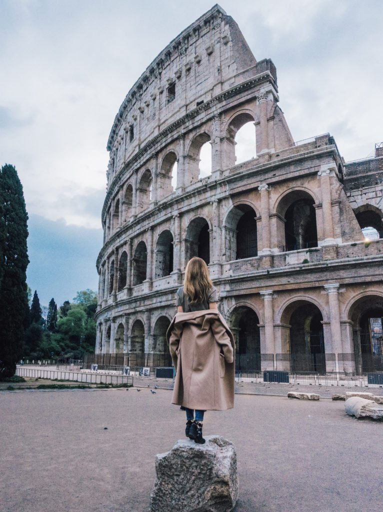 Brooke Saward in Rome