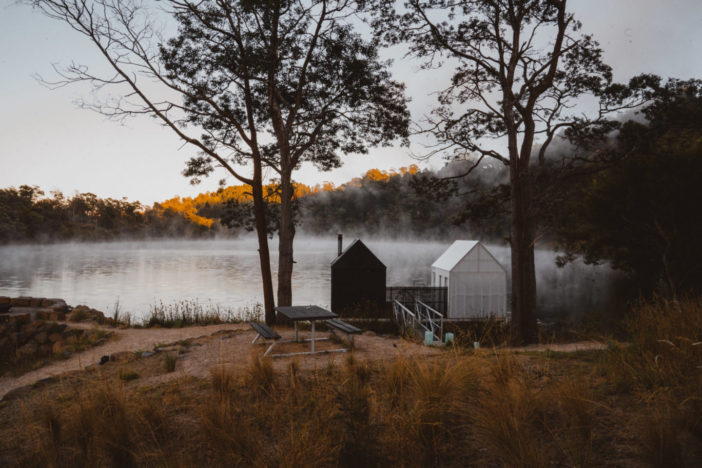 Floating Sauna Derby Tasmania | World of Wanderlust